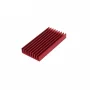 Universal Anodized Red Aluminium Heat Sink 60x30x8mm