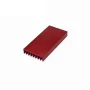 Aluminijski radijator 60x30x8mm, crveno anodiziran