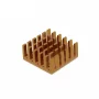 Aluminijast radiator 22x22x10mm, anodiziran zlato