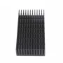 Aluminum heat sink 60x31x12mm with hot melt adhesive tape