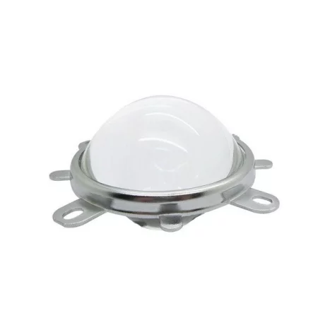 Lente de 90° para LED 30W, 50W, 100W de vidrio, 50mm