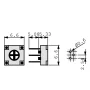 Trimmer 3362P-1 single-turn linear preset potentiometer