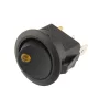 Interruttore culla rotondo 12V LED, vari colori, foro Ø19mm