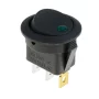 Cradle switch round 250V, LED dot, AMPUL.eu