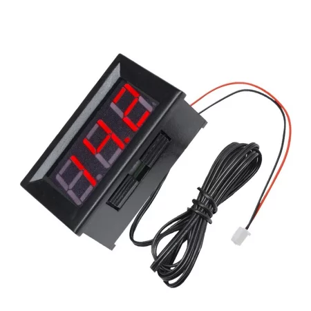 Panelový digitální teploměr -40 °C až 100 °C pro 12V