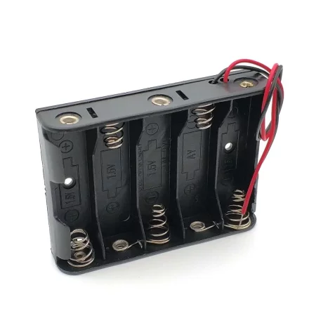 Bateriový box pro 5 kusů AA baterií s výstupem 7.5V