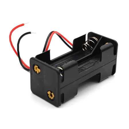 Cutie de baterii 4x AAA, 6V, cu fire de 8cm