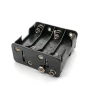 Obdélníkový bateriový box pro 8 AA baterií, 12V s 9V paticí