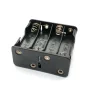 Battery box for 8 AA batteries, 12V, with 9V battery base