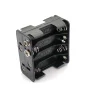 Obdélníkový bateriový box pro 8 AA baterií, 12V s 9V paticí