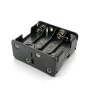 Obdélníkový bateriový box pro 8 AA baterií, 12V s 9V paticí