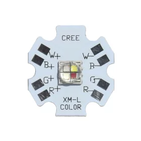 Cree 12W XML RGBW LED 20 mm-es PCB lapon, AMPUL.eu