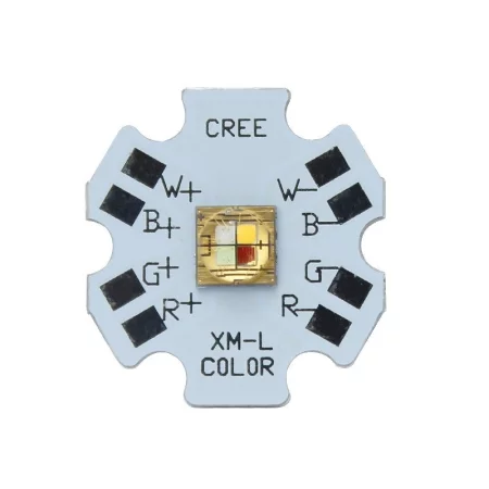 Cree 12W XML RGBWW LED na 20mm PCB ploči, AMPUL.eu