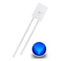 LED dioda pravokutna plava 2x5x7mm prozirna