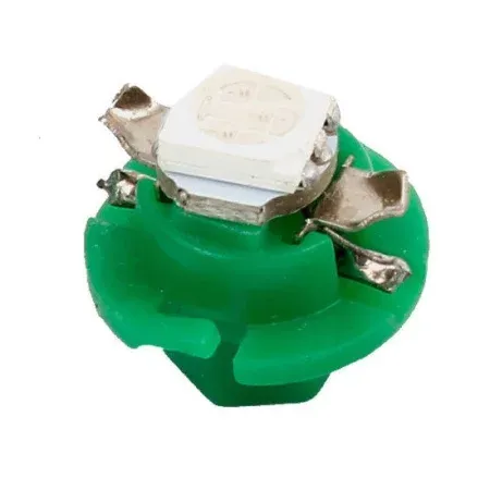 T5, B8.4D, 1x 5050 SMD LED - Grön, AMPUL.eu