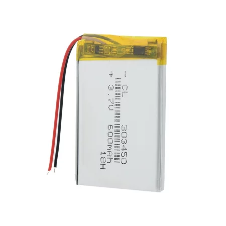 Li-Pol-Akku 600mAh, 3,7V mit Schutzchip – Modell 303450