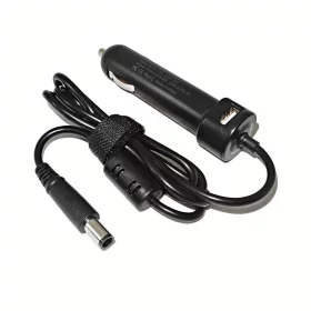 Autonabíječka pro notebooky DELL 19.5V 90W s USB