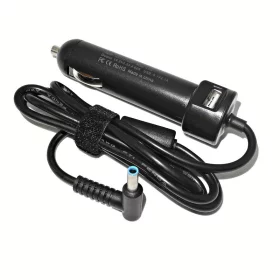 Car charger for HP laptops, 19.5V, 90W, 4.5x3.0mm with USB