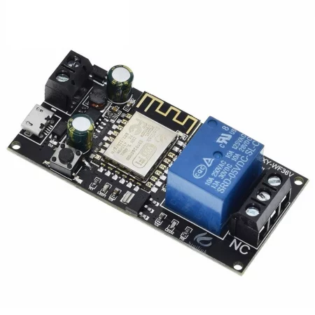 Wi-Fi relé modul spínání XY-WF36V pro vzdálené ovládání 10A