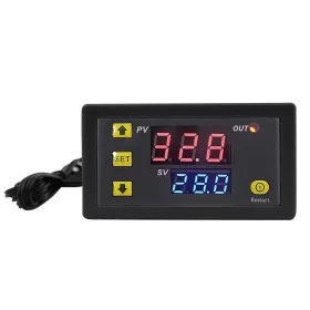 Digital termostat W3230 med ekstern føler -50°C - +120°C, 230V