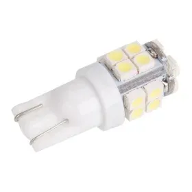 LED 20x 3528 SMD foglalat T10, W5W - Fehér, AMPUL.eu