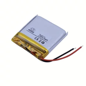 3.7V Li-Pol batéria s 360mAh kapacitou
