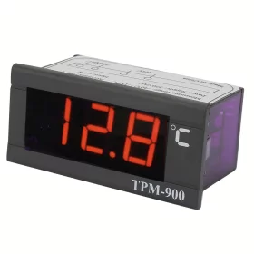 Panelový digitální teploměr TPM-900 s NTC čidlem na 230V