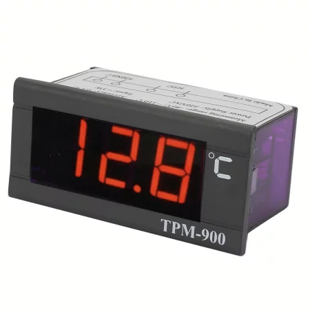 Panelový digitální teploměr TPM-900 s NTC čidlem na 230V
