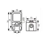 Inductive Sensor SN04 N2 with LED and Mounting Holes