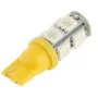 LED 9x 5050 SMD T10 W5W Giallo luce 360°