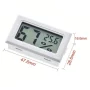Digital Hygrometer/Thermometer - White