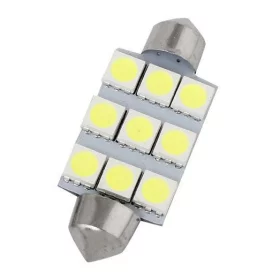 LED 9x 5050 SMD SUFIT - 41 mm, bianco, AMPUL.eu