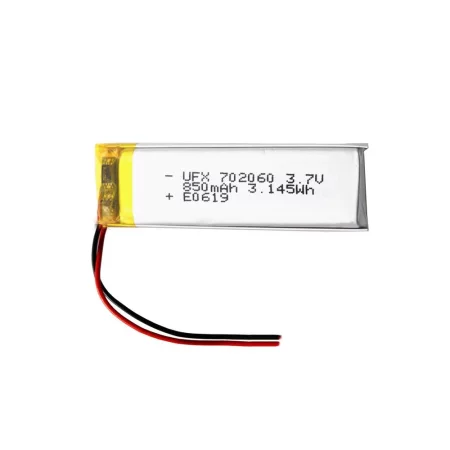 Li-Pol baterija 900 mAh, 3,7 V, model 702060