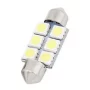 LED 6x 5050 SMD SUFIT - 36mm, Biela