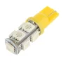 LED 9x 5050 SMD žarnica T10, W5W rumena