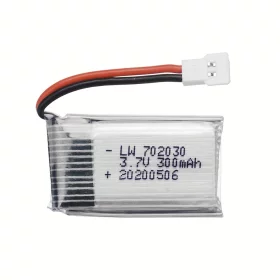 Bateria Li-Pol 300mAh, 3.7V, 702030, 25C, AMPUL.eu