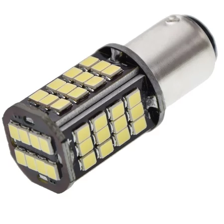 BAY15D, 56x 2835 SMD LED, valkoinen, 6V