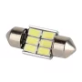 LED 6x5730 SMD SUFIT CANBUS, 31mm, blanco, aluminio