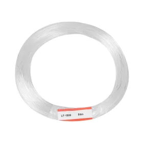 Optisk kabel 1.5mm, 50 meter, klar lysleder, AMPUL.eu