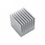 Radiator aluminiu 30x28.2x28.2mm cu bandă adezivă hot melt