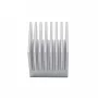 Aluminum heat sink 30x28.2x28.2mm with hot melt adhesive tape