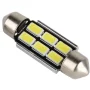 LED 6x 5630 SMD SUFIT Aluminium Kühlung, CANBUS - 39mm, Weiß