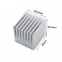 Dissipatore di calore in alluminio 30x28,2x28,2 mm con nastro