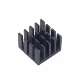 Dissipatore di calore in alluminio 14x14x10 mm con nastro