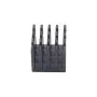 Dissipatore di calore in alluminio 15x15x15 mm con nastro