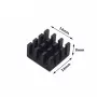 Dissipatore di calore in alluminio 14x14x8 mm con nastro