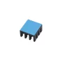 Dissipateur thermique aluminium 14x14x8mm noir avec adhésif