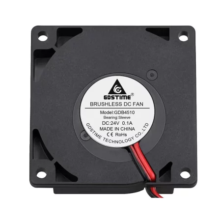 Ventilateur 45x45x10mm 24V DC avec connecteur XH2.54-2Pin