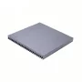 Disipador de calor de aluminio 80x80x7mm color plata
