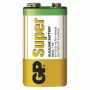 GP SUPER 9V Alkalibatterie für niedrigen Energieverbrauch